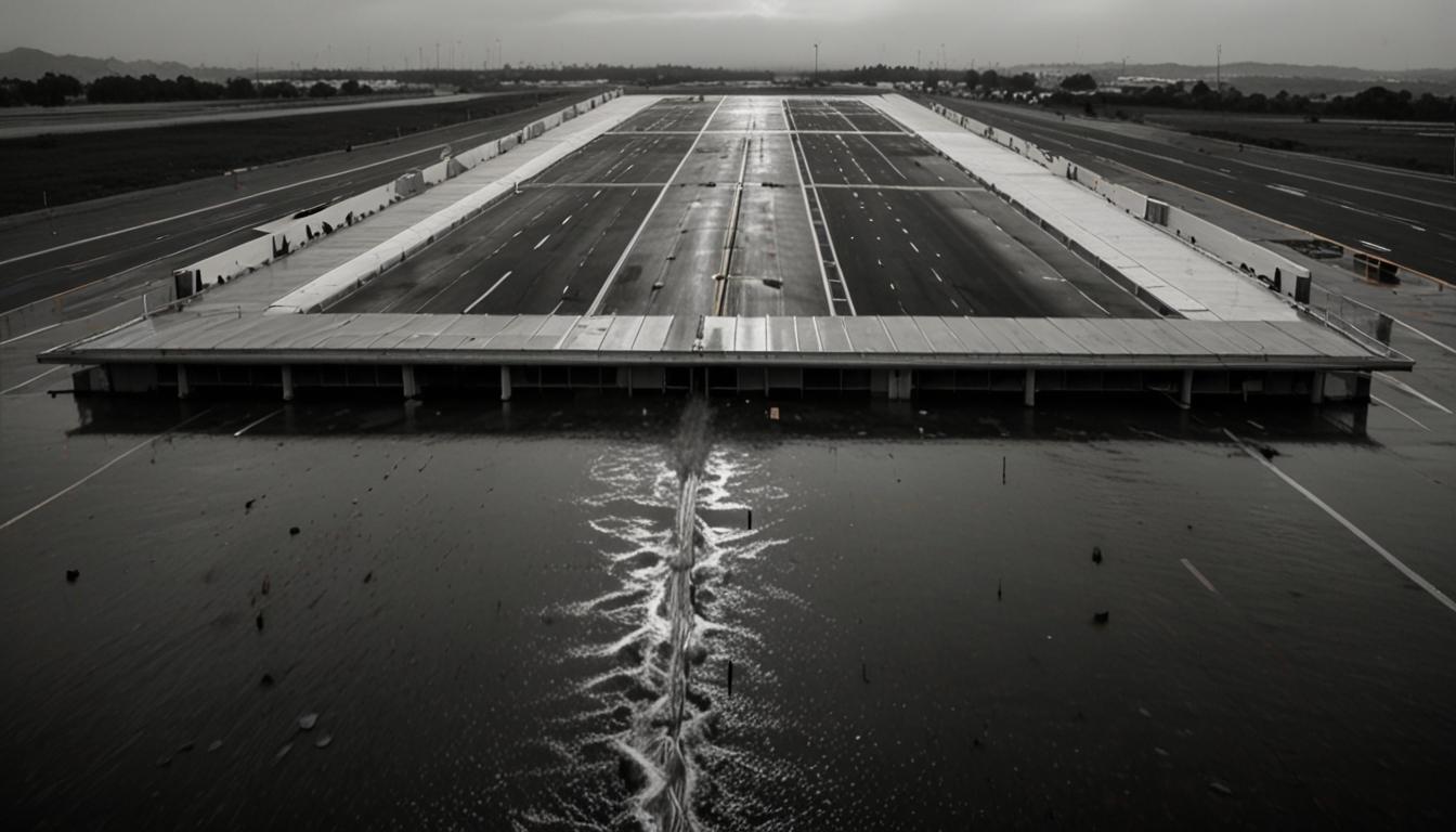 Heavy Rains Cause Major Disruption at Palma de Mallorca Airport, Majorca