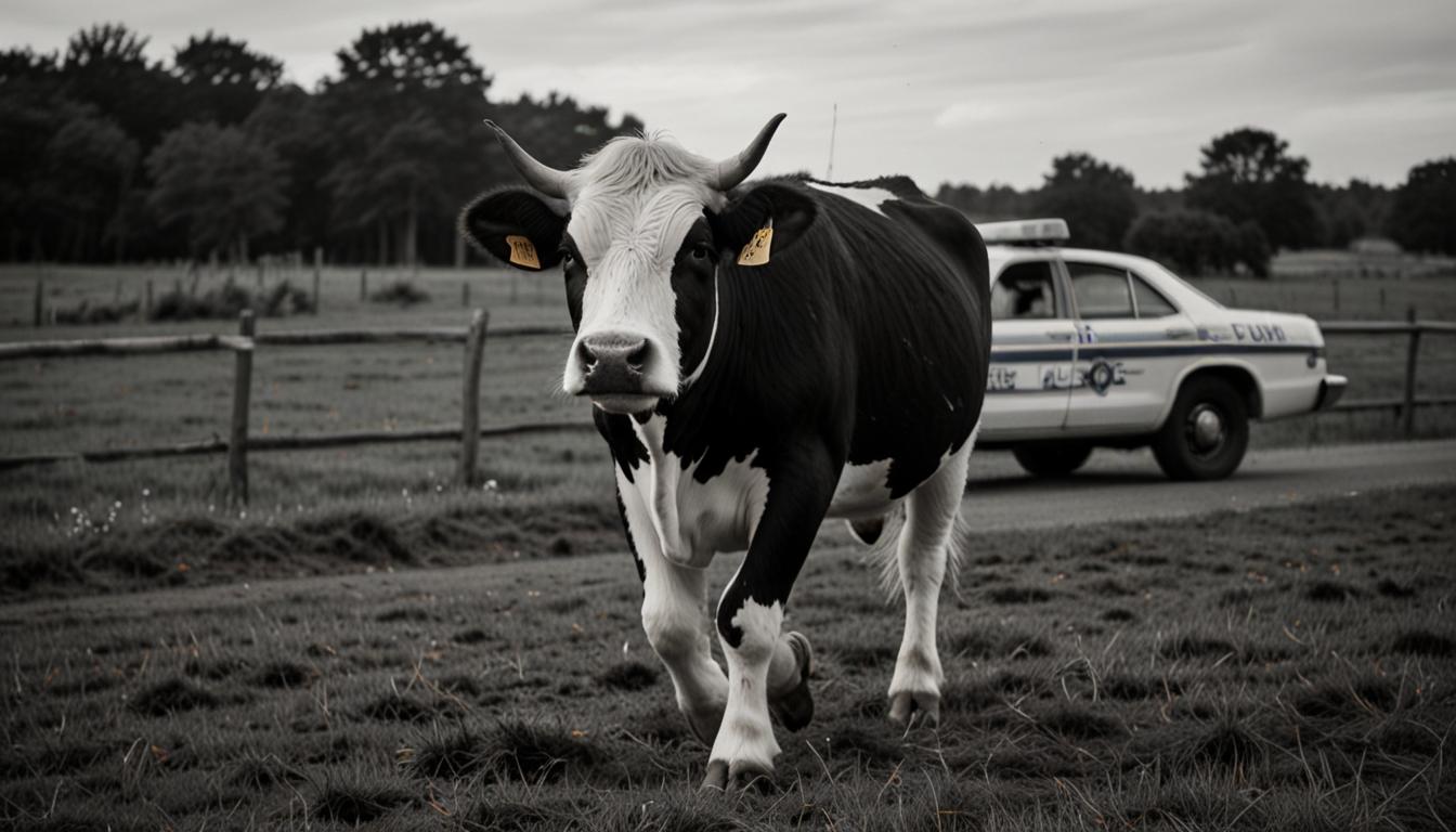 Investigation Launched Into Surrey Police's Action After Ramming Escaped Cow