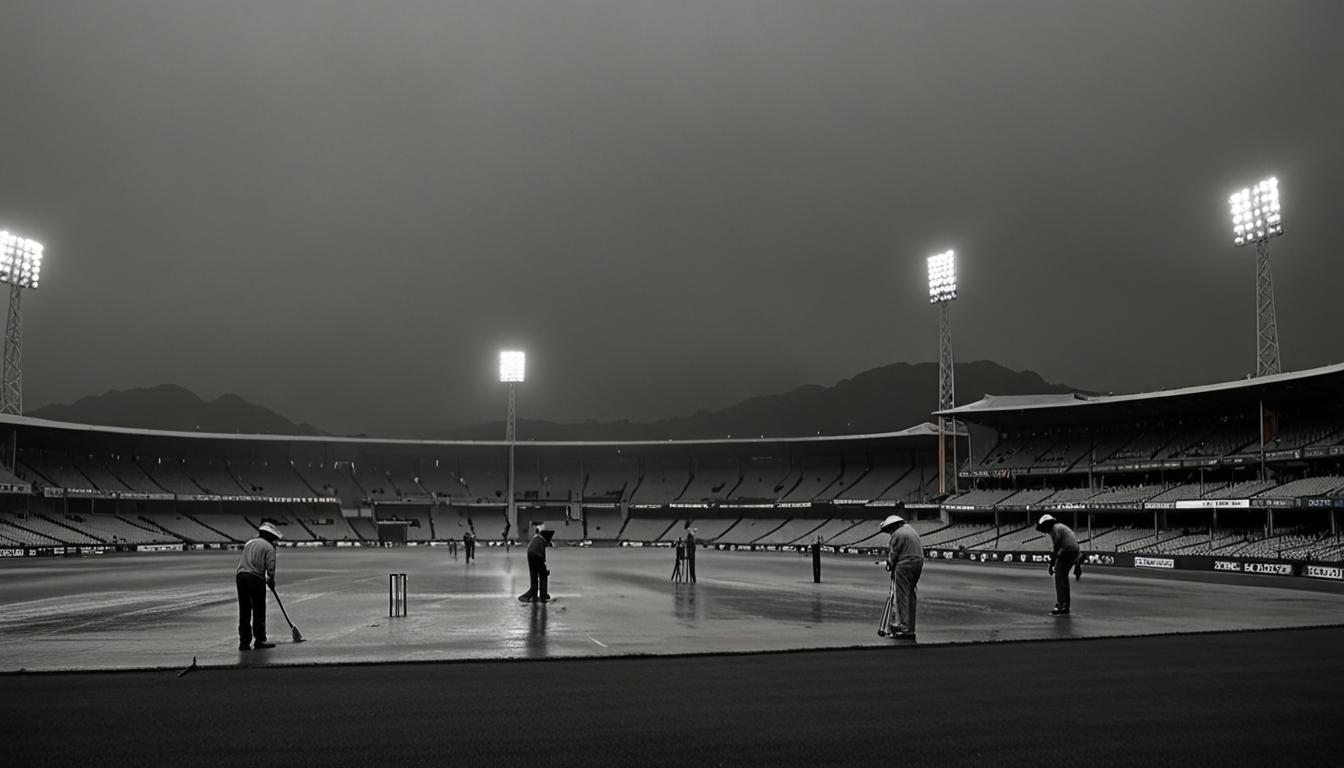 Persistent Rain Disrupts ICC T20 World Cup Match Between England and Namibia