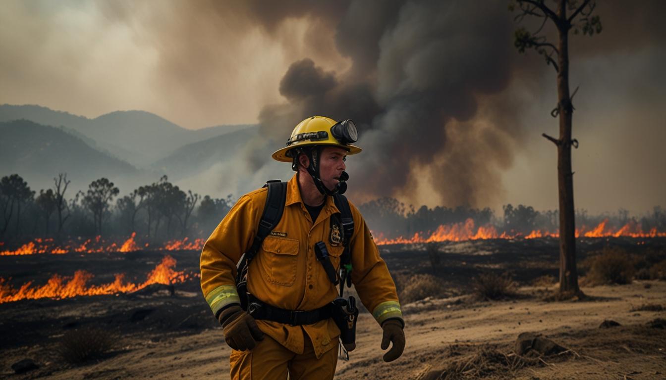 Wildfire Forces Evacuations in Los Angeles County