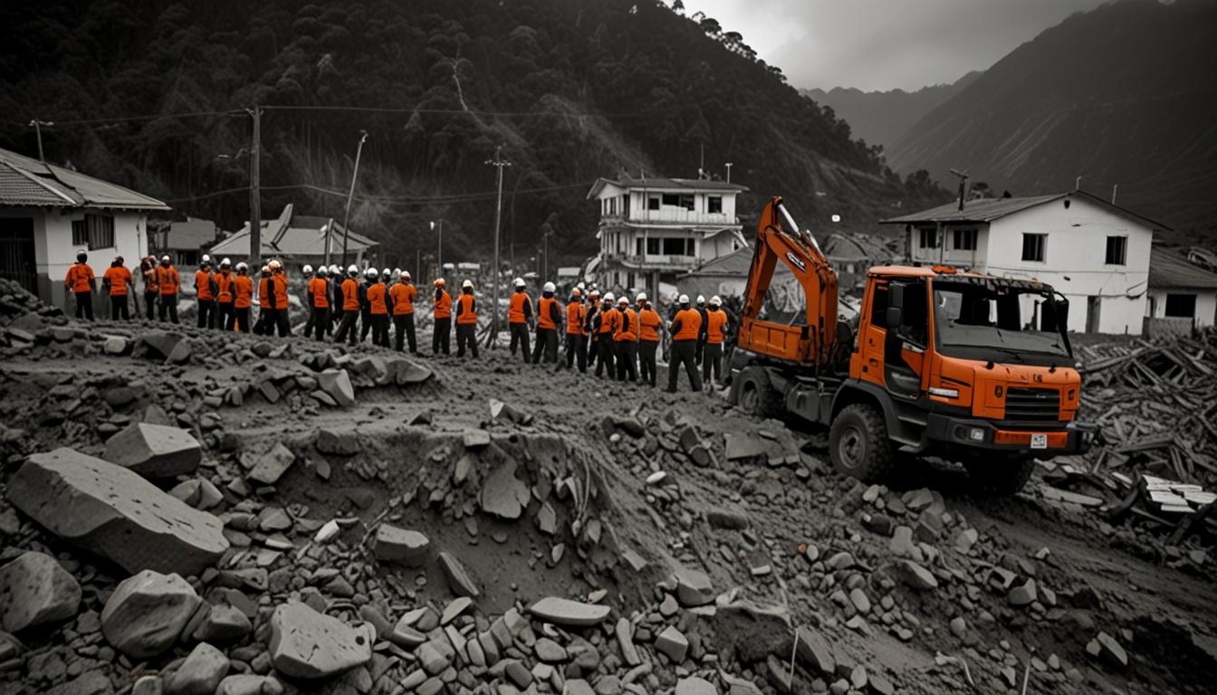 Deadly landslide in Baños, Ecuador leaves six dead and 30 missing