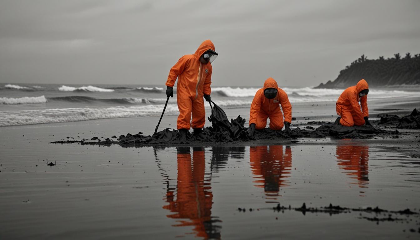 Singapore scrambles to clean up oil spill after maritime collision