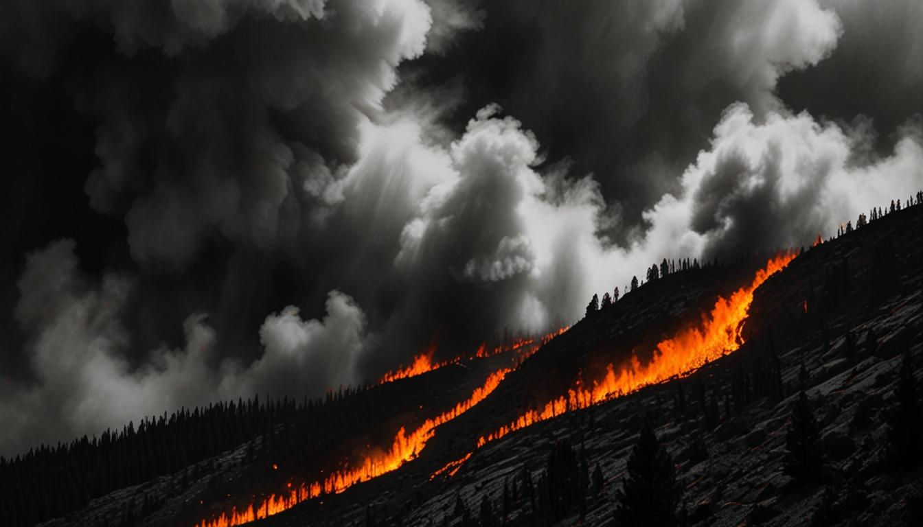 Strong Winds Stoke Post Fire in Los Angeles Mountains, Prompting Evacuations