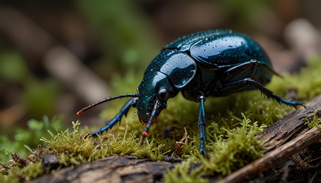 University of Exeter Scientists Track Blue Ground Beetles in Dartmoor for Conservation Research