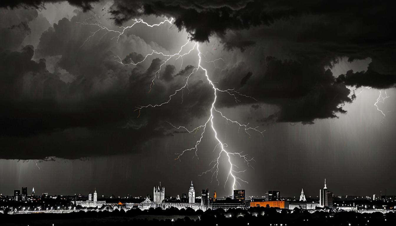 Met Office Issues 11-Hour Thunderstorm Warning for Multiple UK Regions