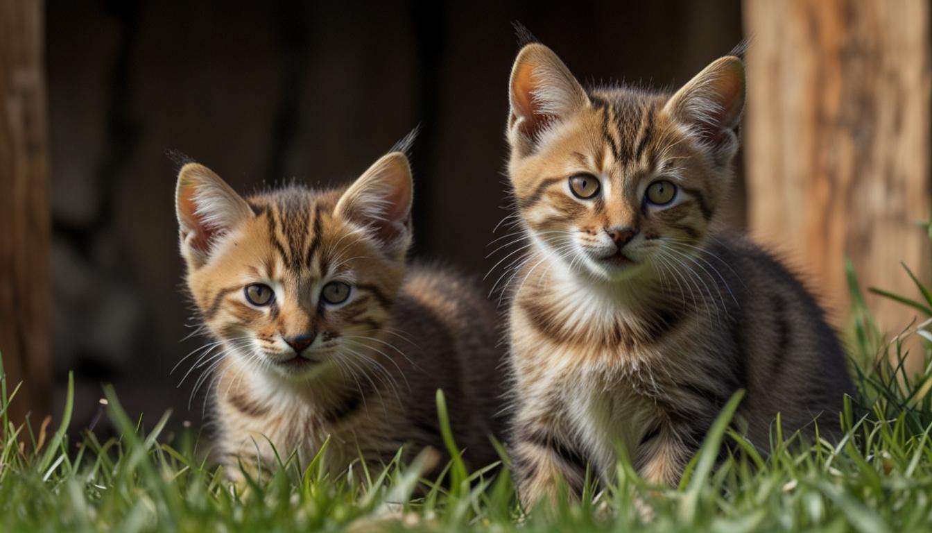 Wildcat Kittens Offer Hope for Britain's Rarest Mammal Species at Wildwood Trust