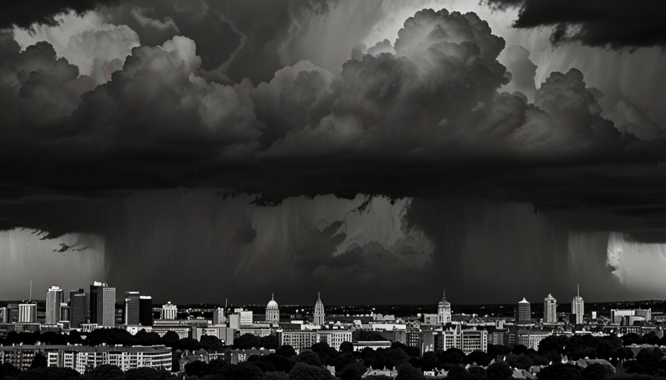 Yellow weather warning issued for thunderstorms and heavy showers in northern England