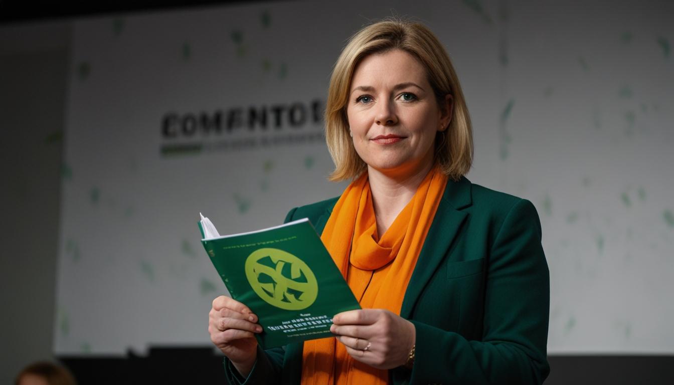 Scottish Green Party Co-leader Lorna Slater to Reveal 54-Page Manifesto in Edinburgh