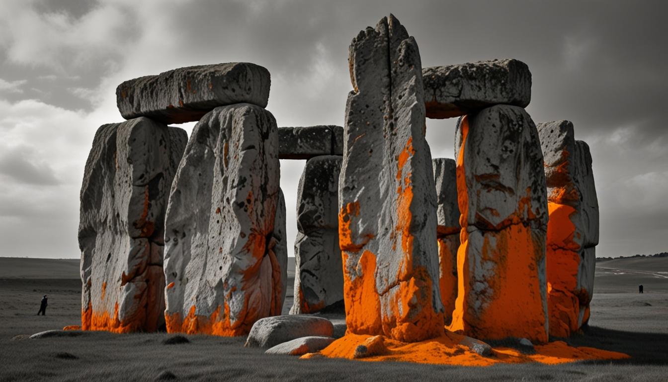 Climate Activists Spray Stonehenge with Paint in Call for Fossil Fuel Phase-Out