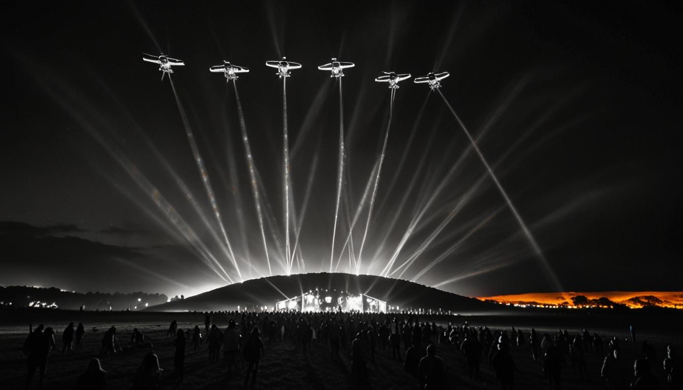 Glastonbury Festival Announces Spectacular Drone Show for 2024 Event