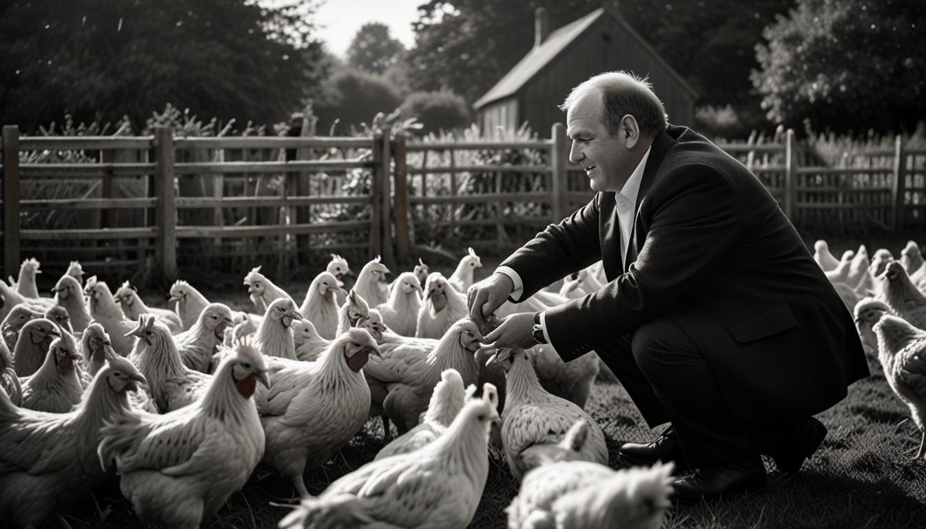 Liberal Democrat leader Ed Davey campaigns at Mac's Farm, criticises water companies and responds to Farage's comments on Ukraine
