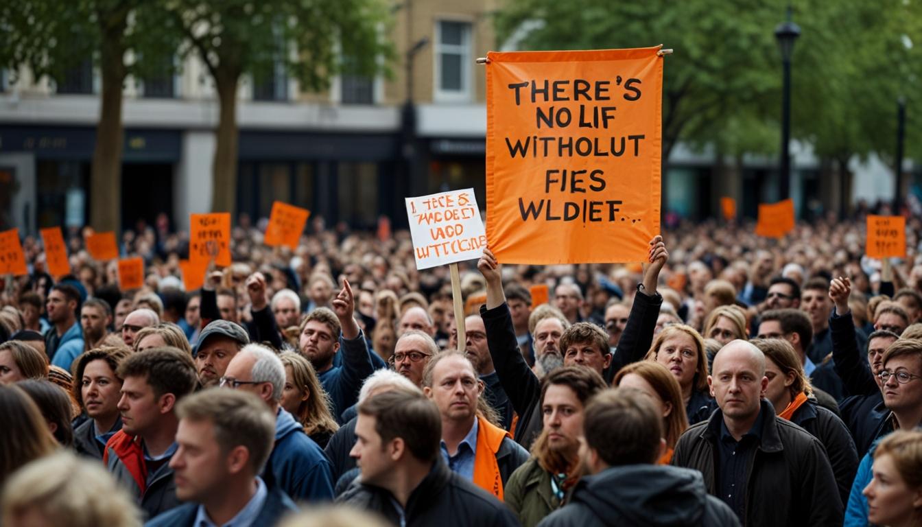 Thousands March in London Calling for Action on Environmental Issues