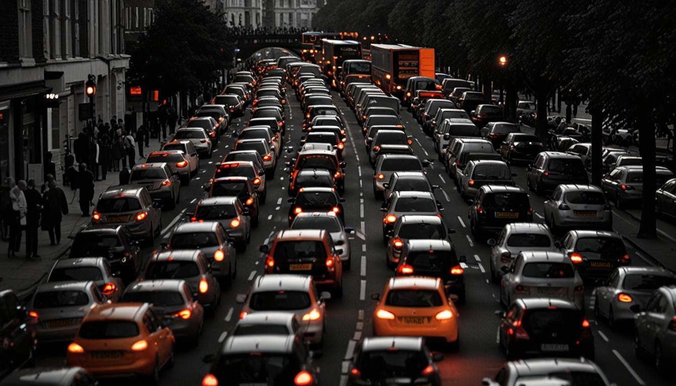London remains Europe's most traffic-congested city for third year, costing drivers £3.8 billion annually