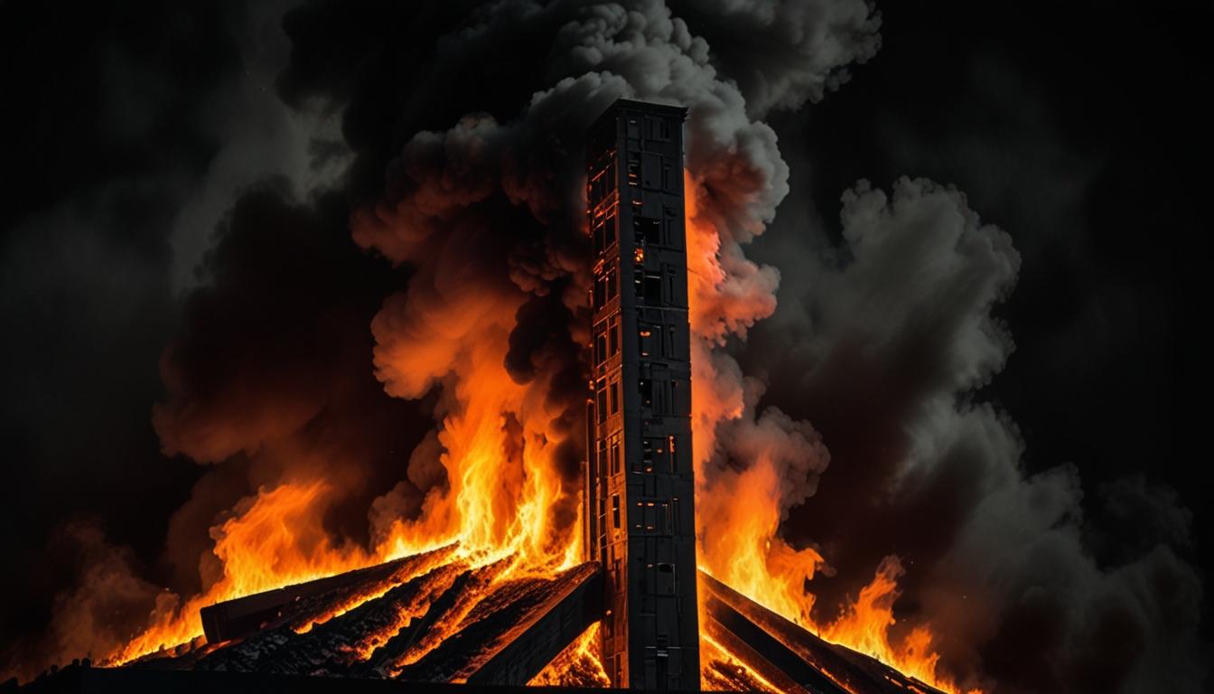 Major Fire Erupts at Rhyl Recycling Park in North Wales
