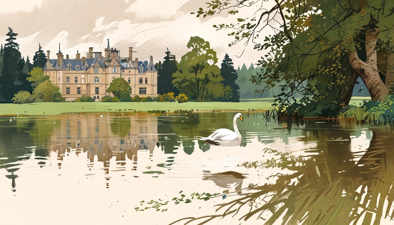 Swan euthanised after dog attack at Brodie Castle