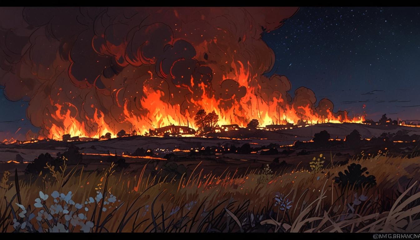 Wildfire erupts at Gentleshaw Common, raising concerns for wildlife