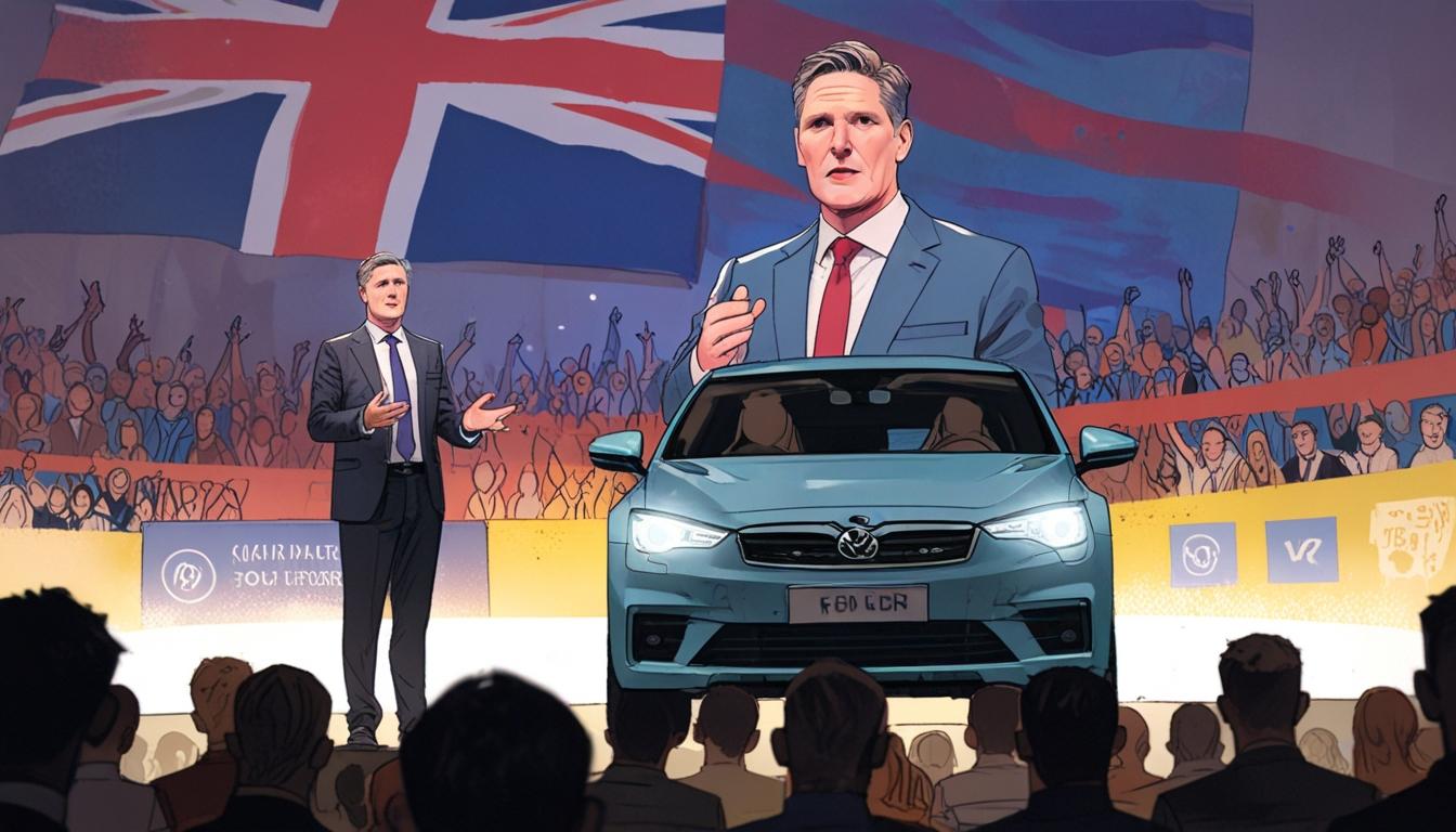 Starmer to announce changes to EV regulations amid US tariffs