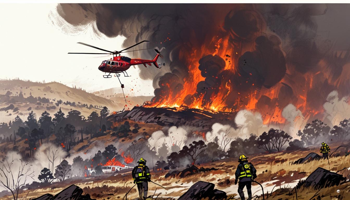 Wildfires rage across Scotland amid heatwave