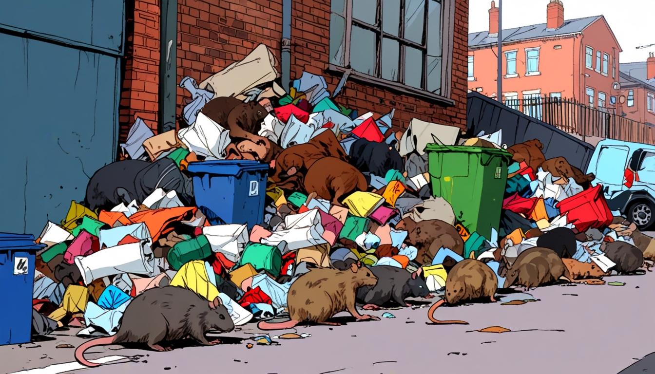 Refuse workers' strike in Birmingham sparks public health crisis
