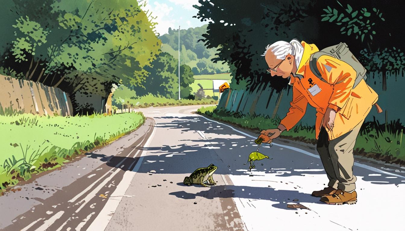Almost 4,000 amphibians rescued during vital road closure near Bath