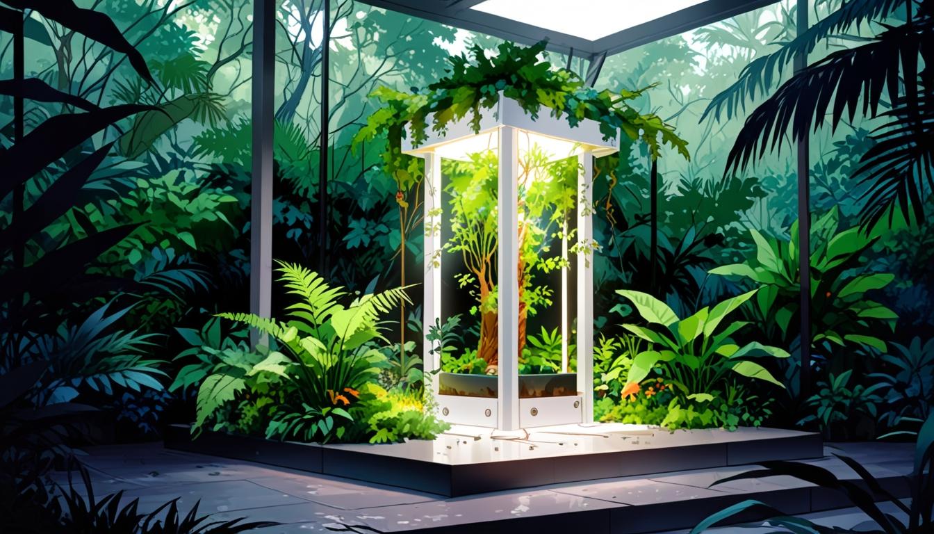 Belgian pavilion at Venice Biennale redefines architecture with living, intelligent plants