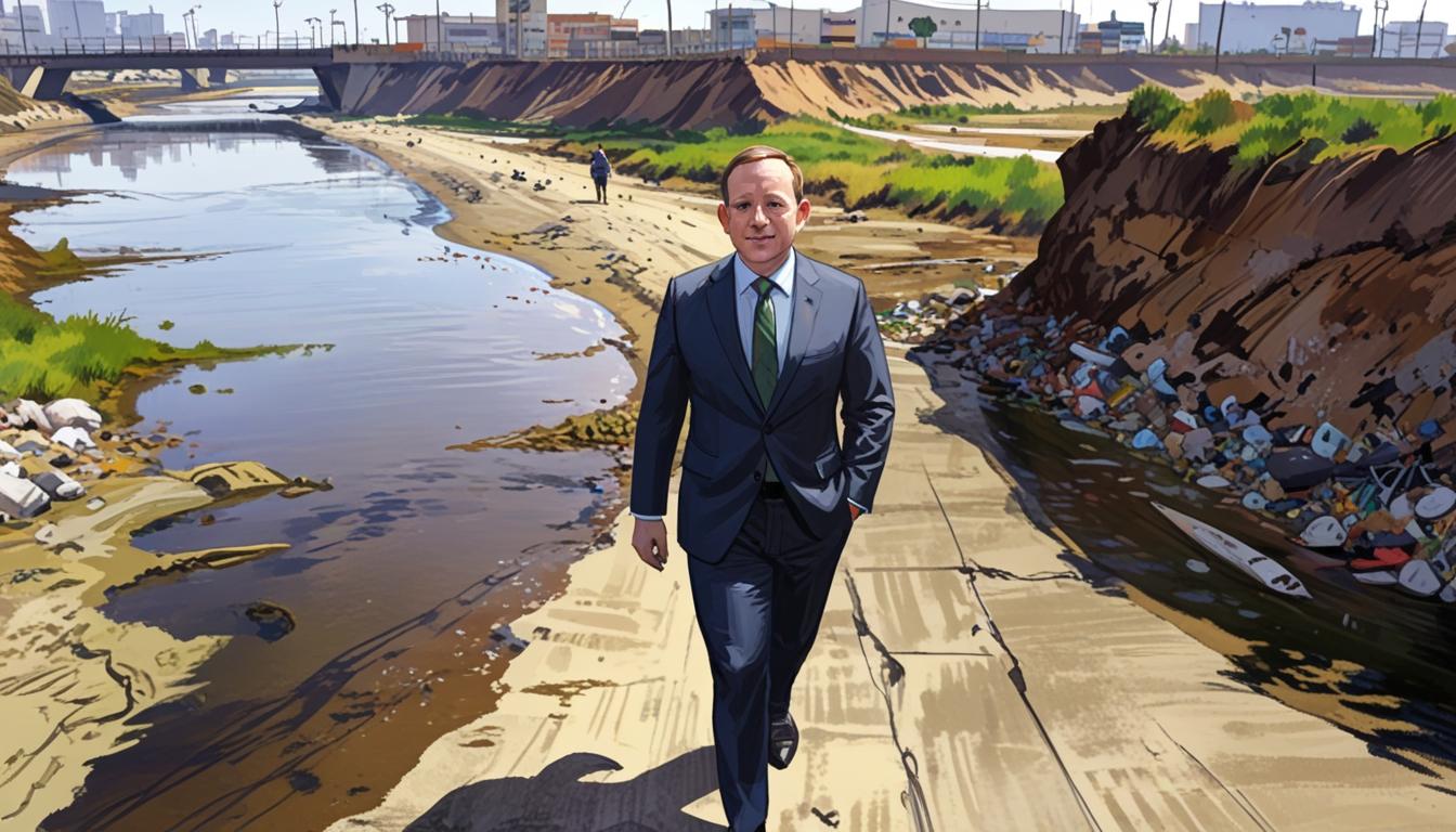 EPA head visits California-Mexico border to tackle Tijuana River pollution crisis