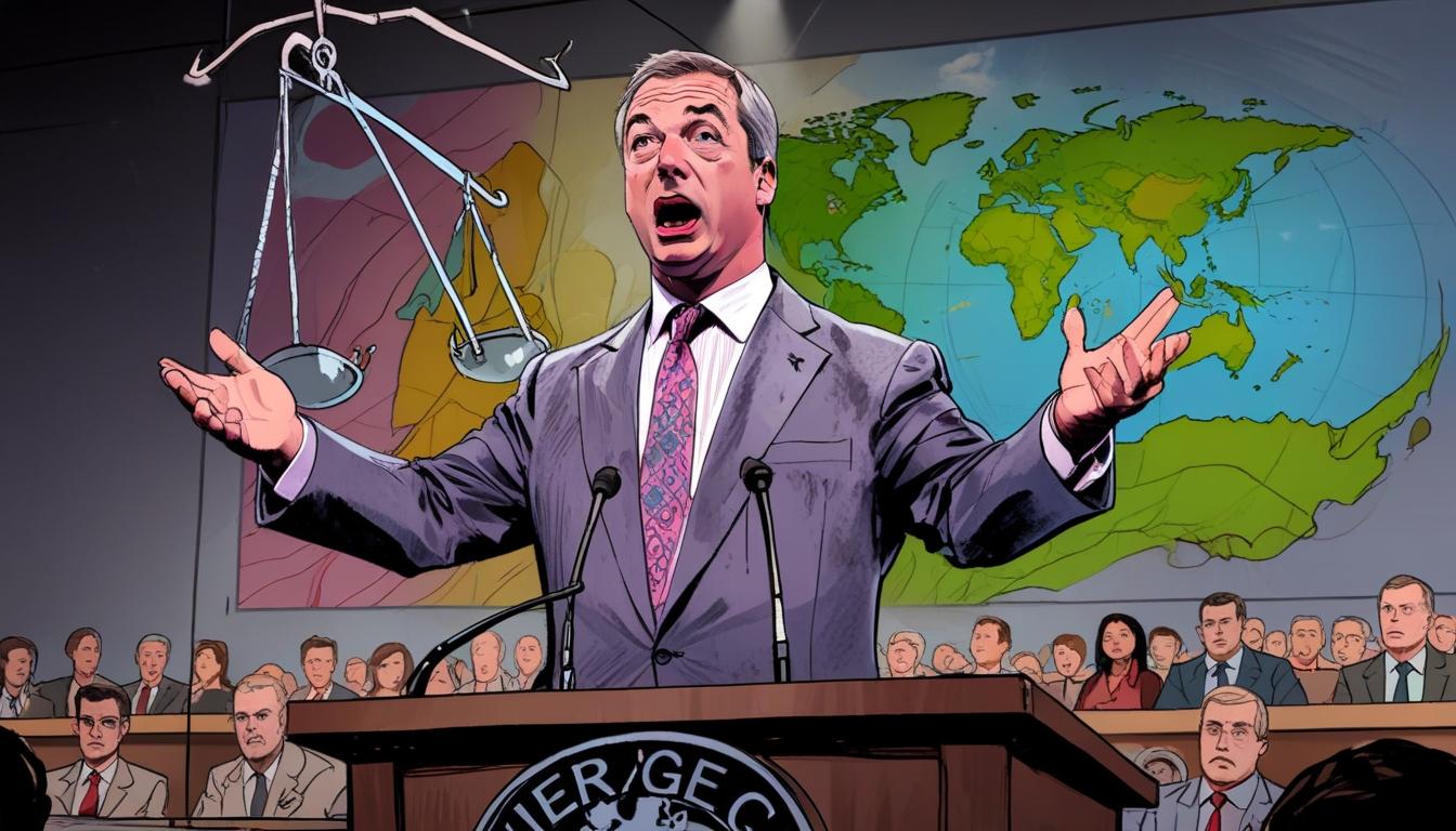 Nigel Farage urges UK to abandon net zero target amid legal and political controversies