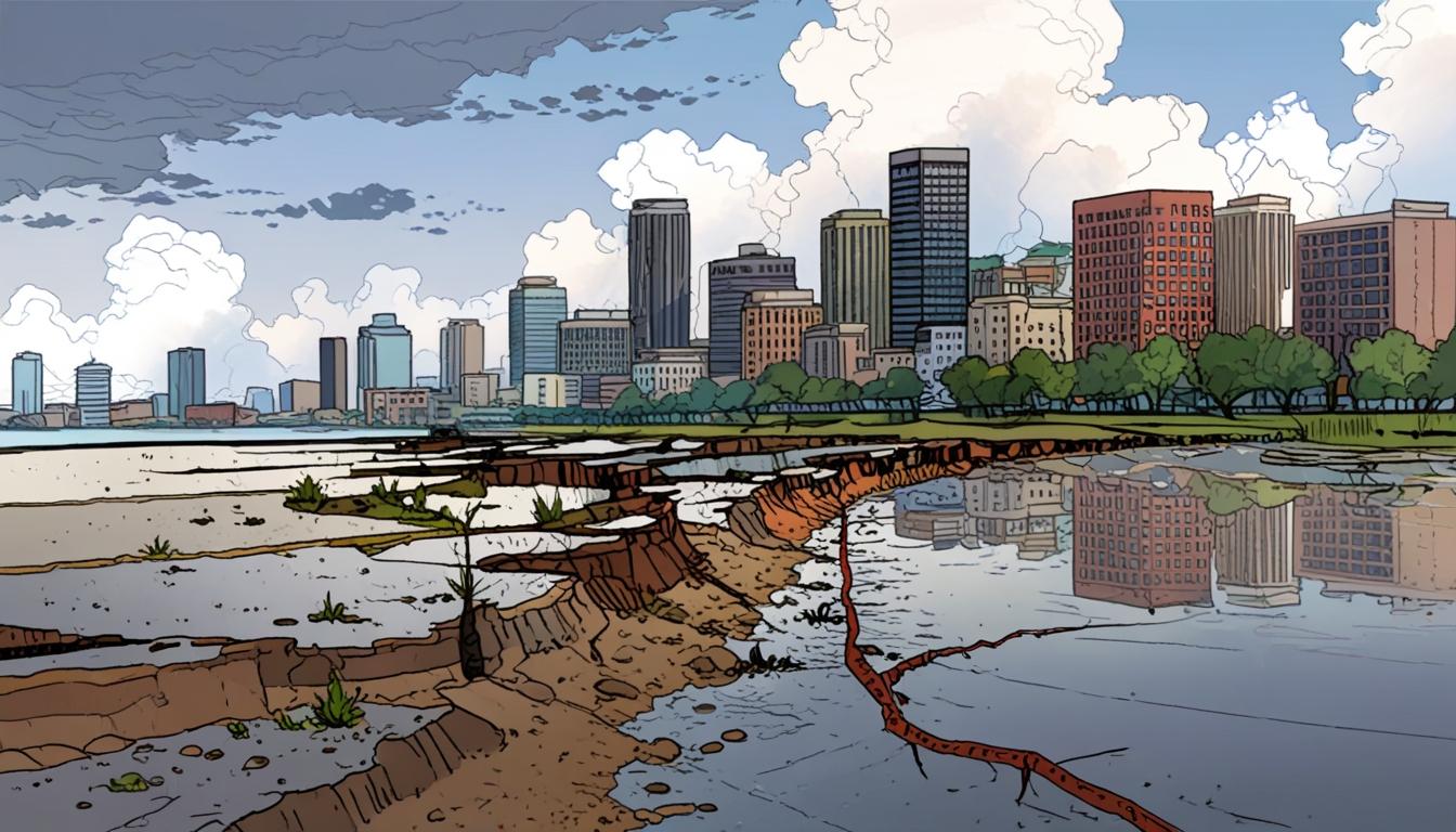 New Orleans sinking at alarming rate with risk of widespread flooding by 2050