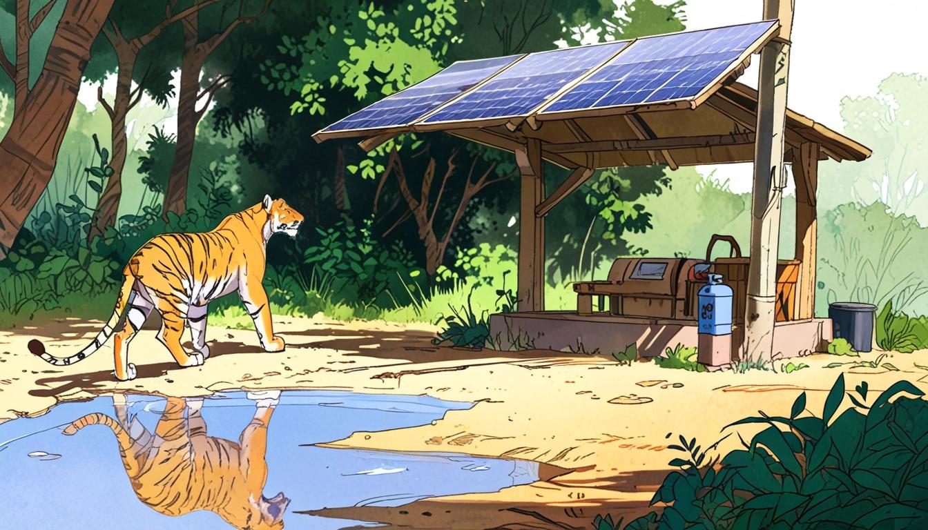 Dentists champion solar-powered water solutions to save India’s wildlife amid climate crisis