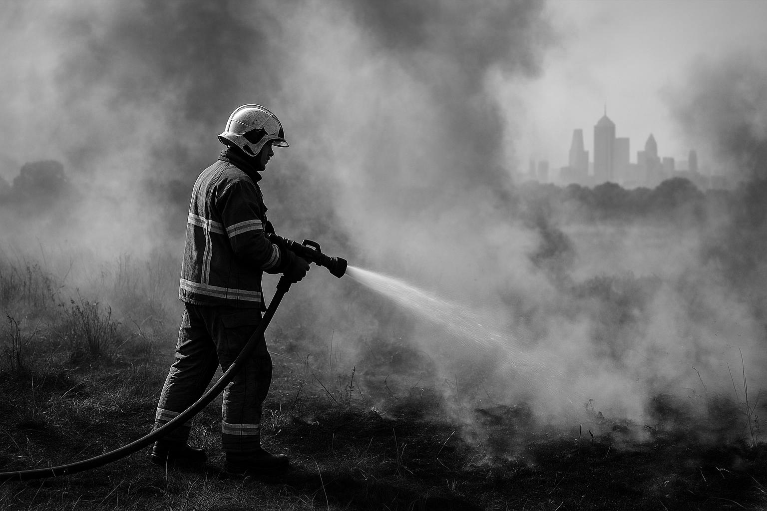 Wanstead Flats blazes return as 60 firefighters tackle three‑hectare grass fire during UK heatwave