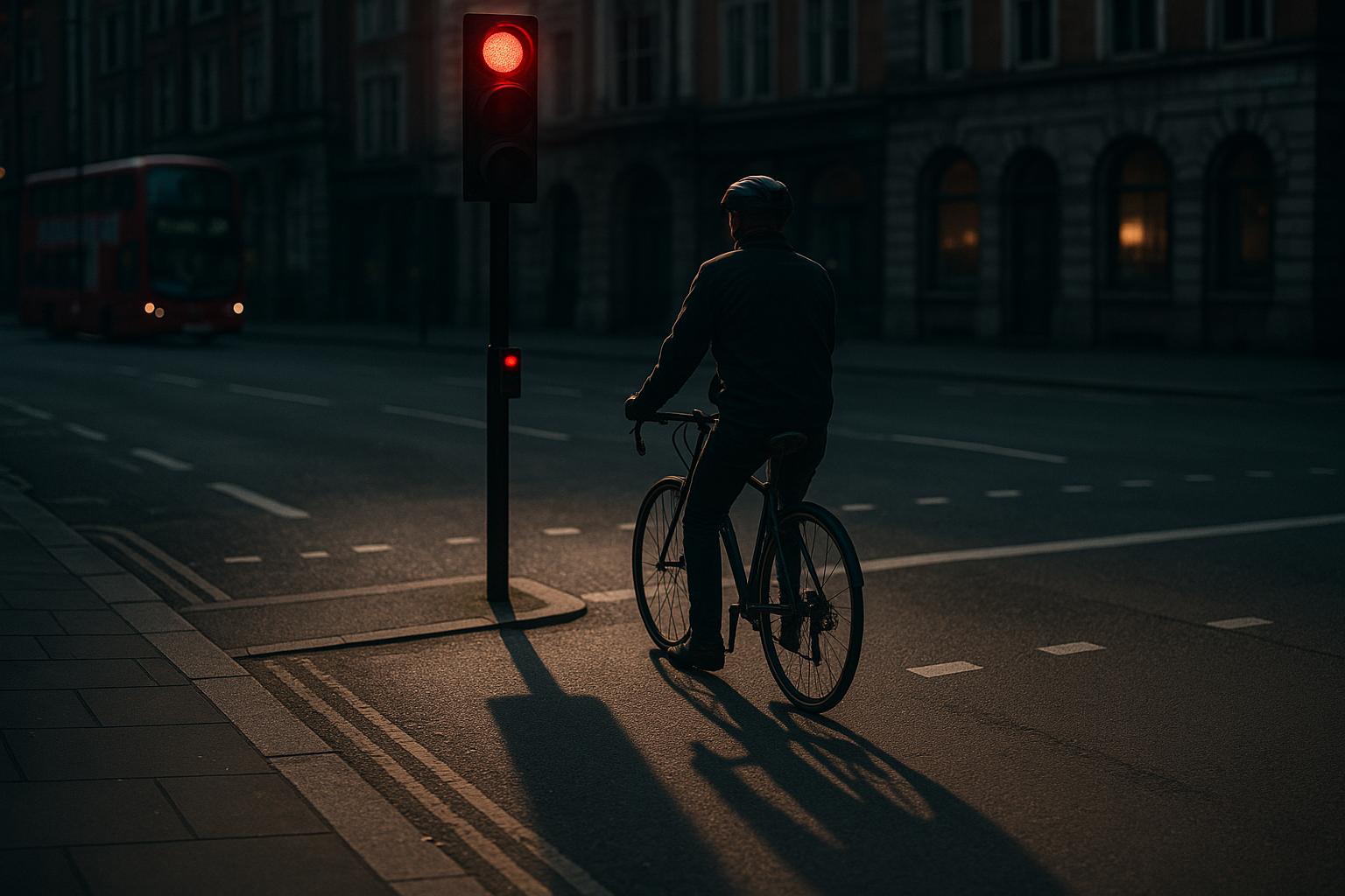 London faces surge in cyclist red-light violations and pedestrian injuries in 2024