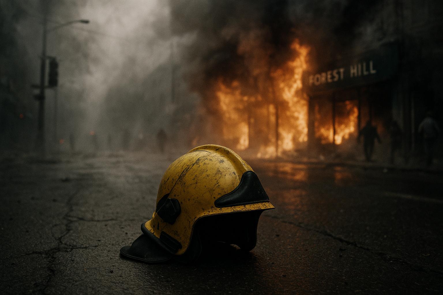 Fire at Forest Hill shop prompts large-scale emergency response and community disruption