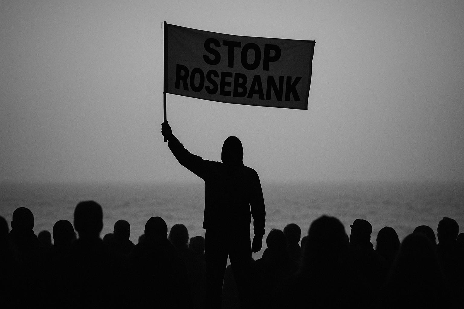 Green Party leader leads protests against Rosebank oil development amid climate backlash