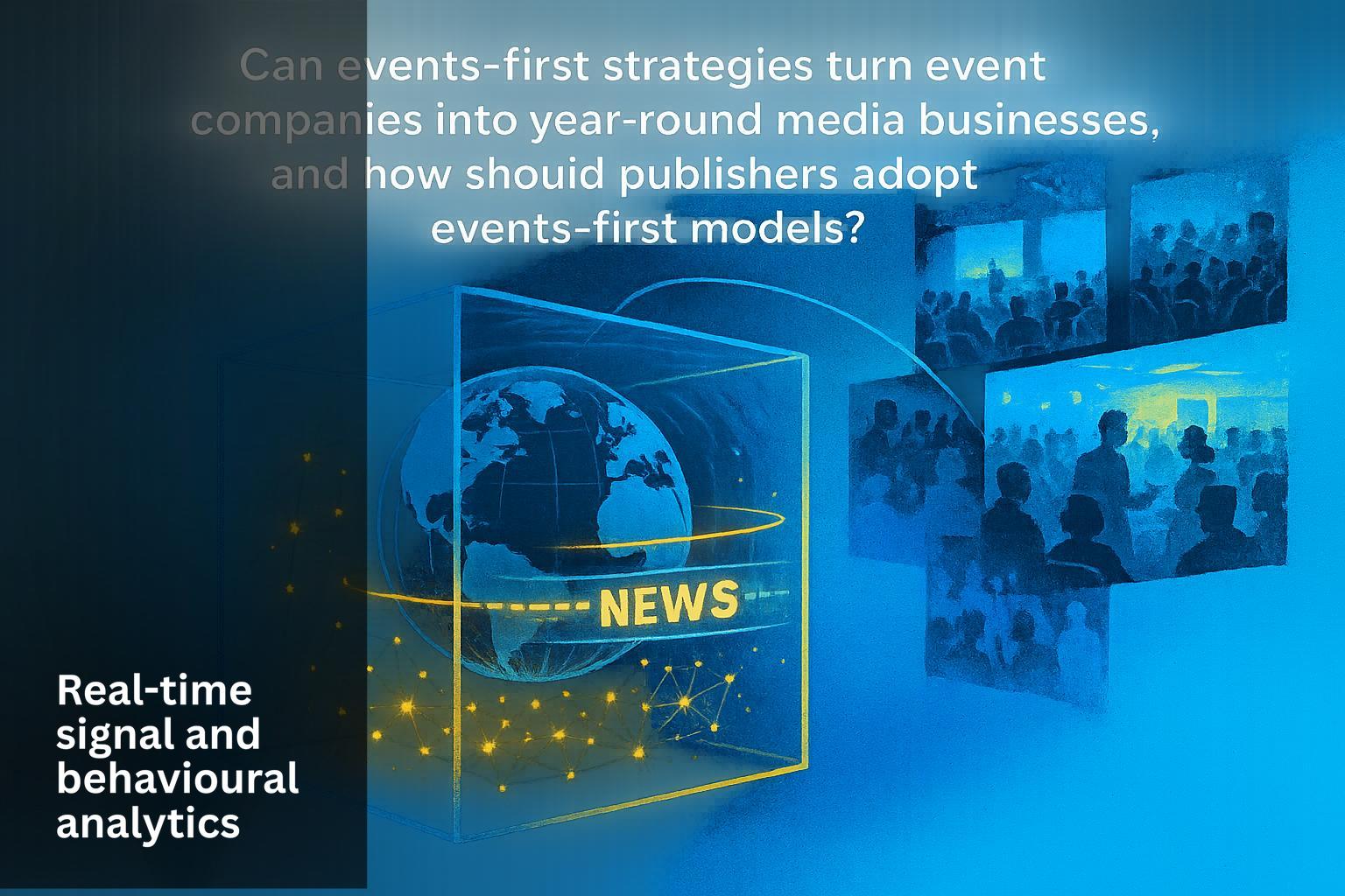 Can events-first strategies turn event companies into year‑round media businesses, and how should publishers adopt events-first models?