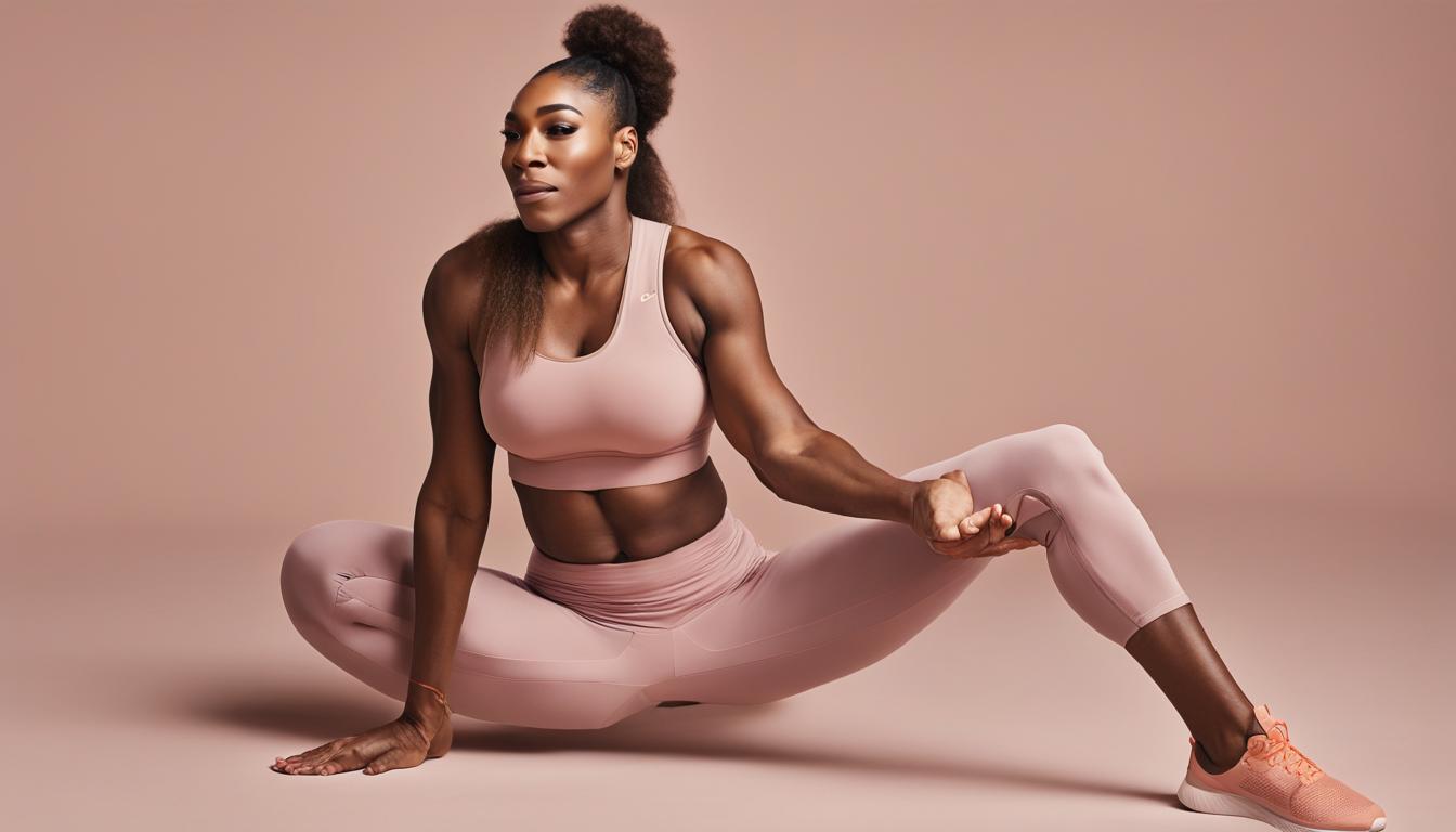 Serena Williams Showcases Flexibility in Yoga Moves on Tennis Court