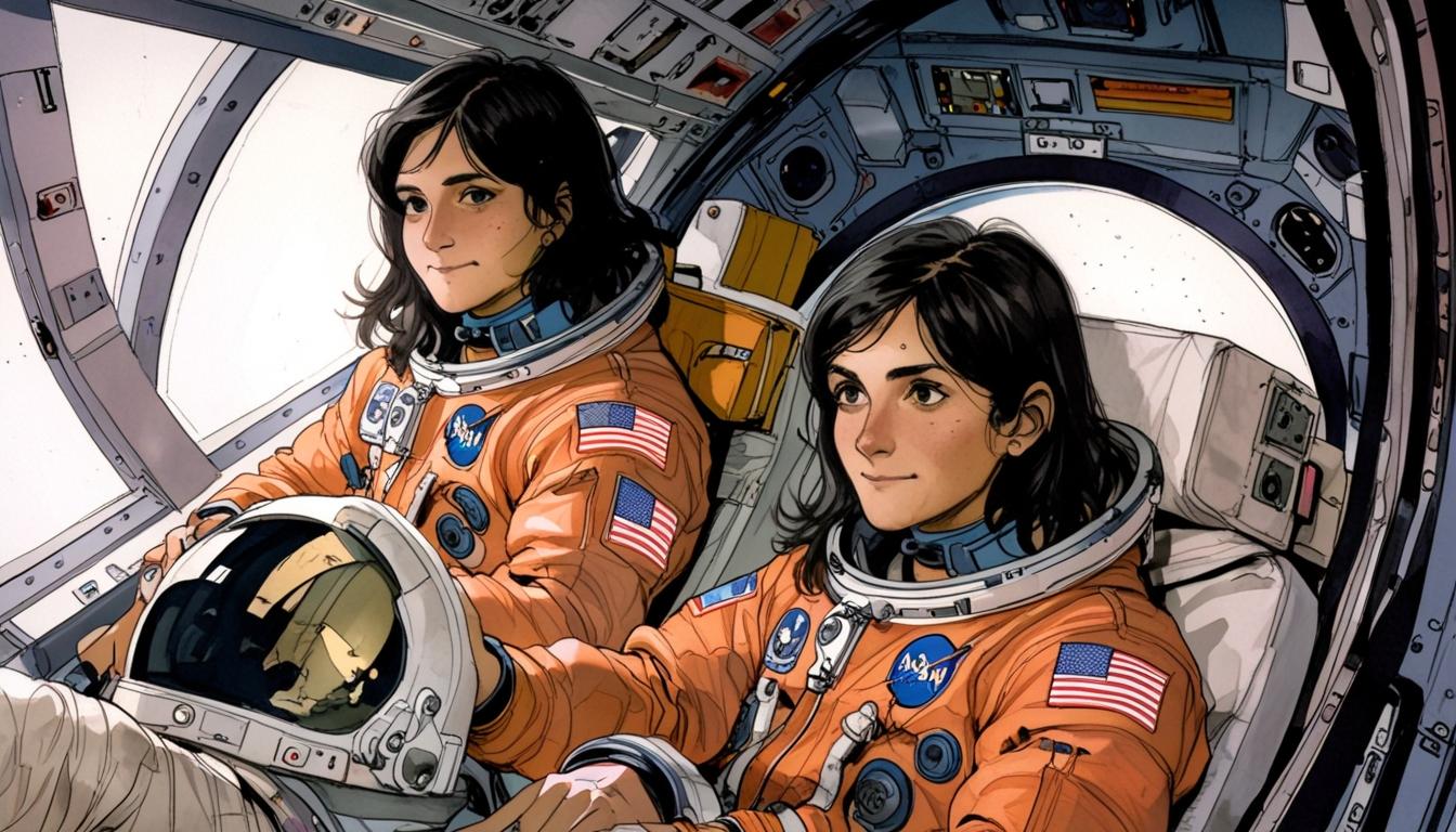 NASA astronauts prepare for return after nine-month ISS mission