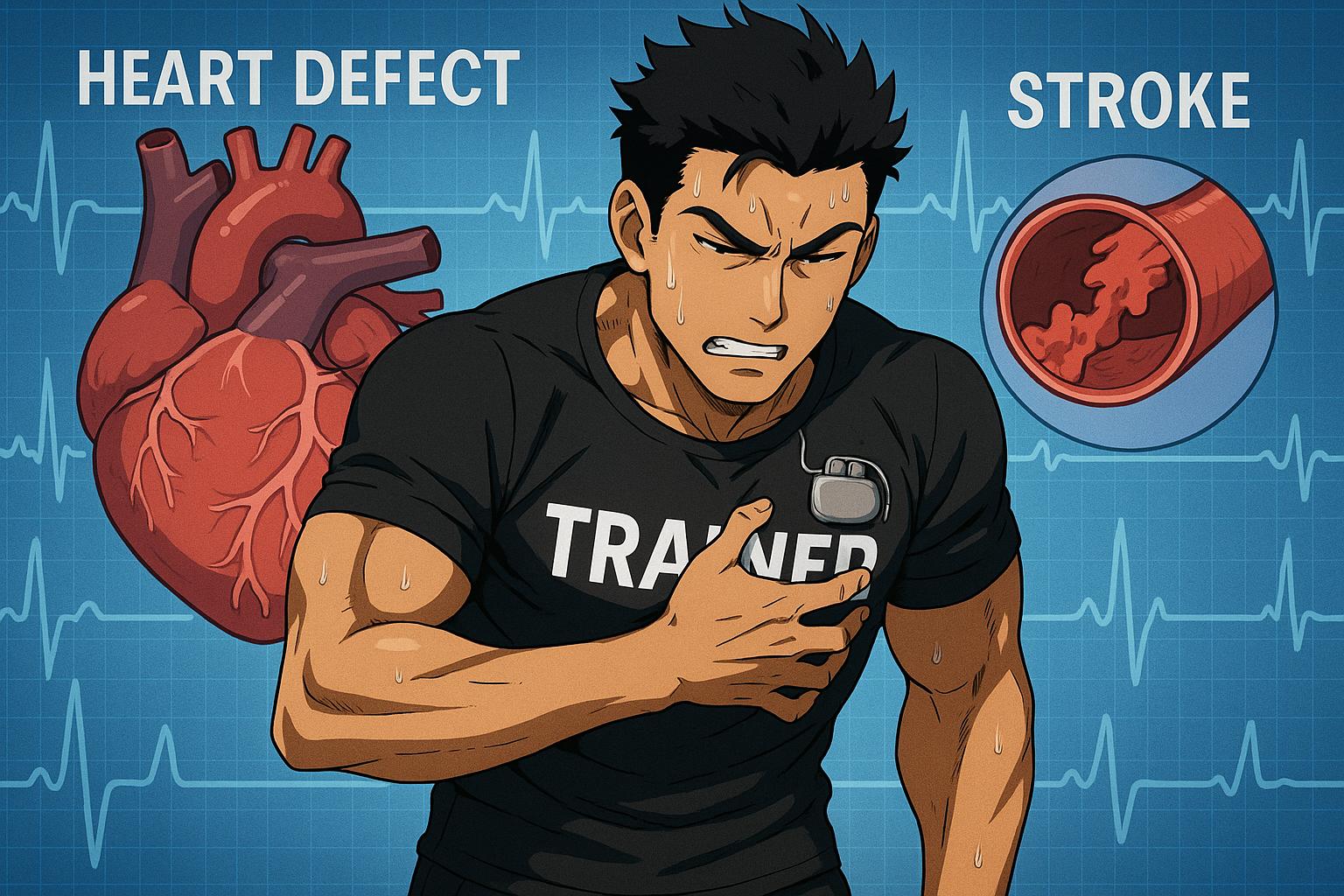 Personal trainer’s two strokes reveal hidden congenital heart defect