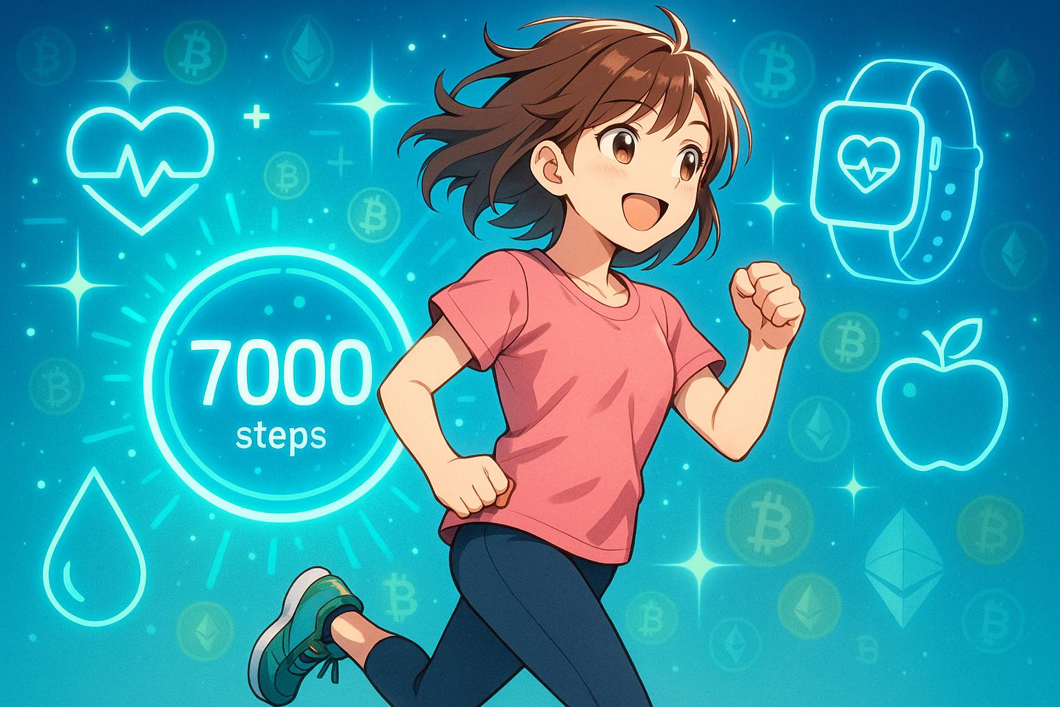 Oxford study links 7,000 daily steps to lower cancer risk, sparking health-tech and crypto market surge