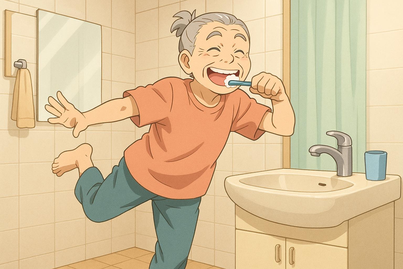 Balancing tests and cognitive challenges reveal more than physical ageing alone