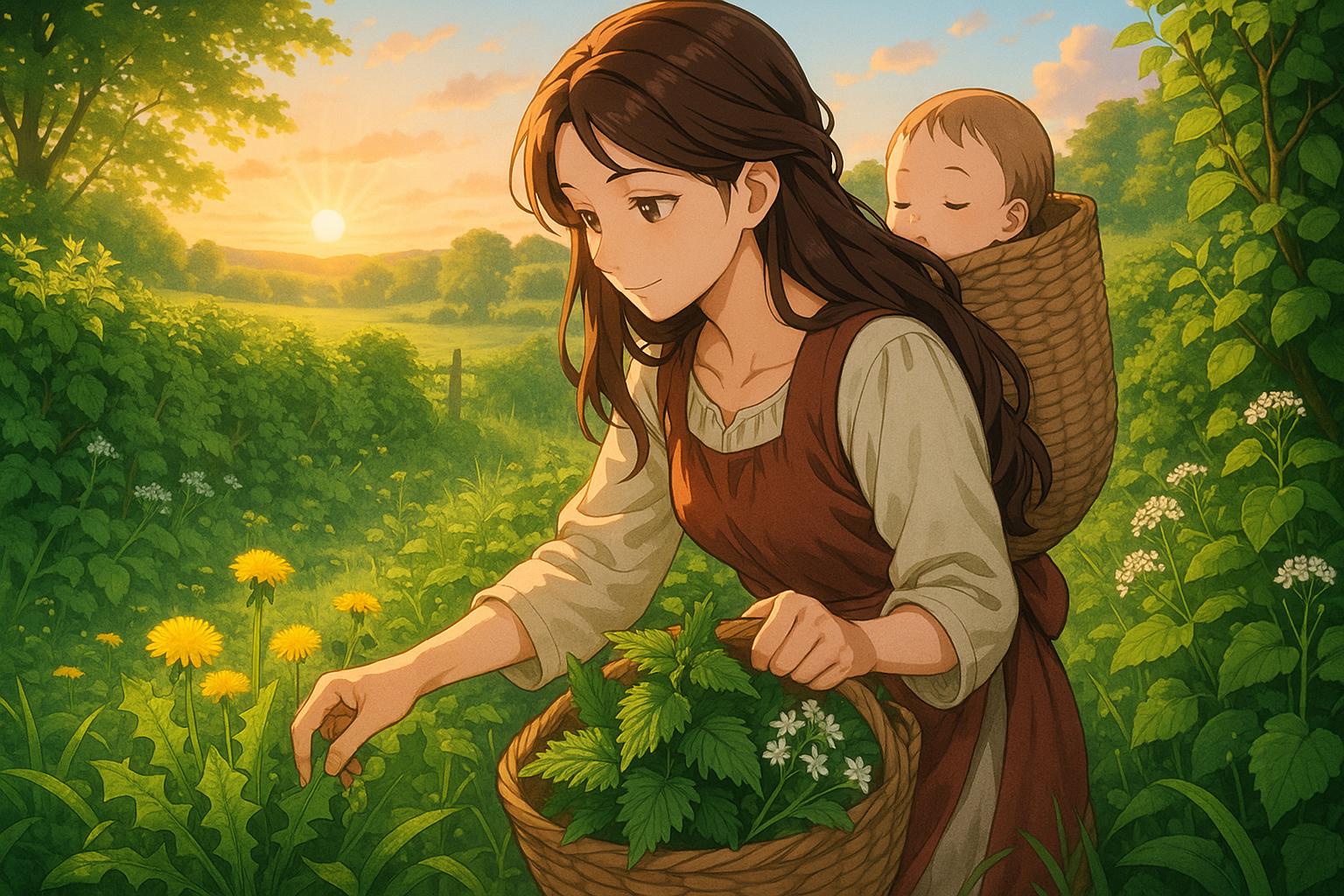 New mother embraces wild foraging to nourish family and soul