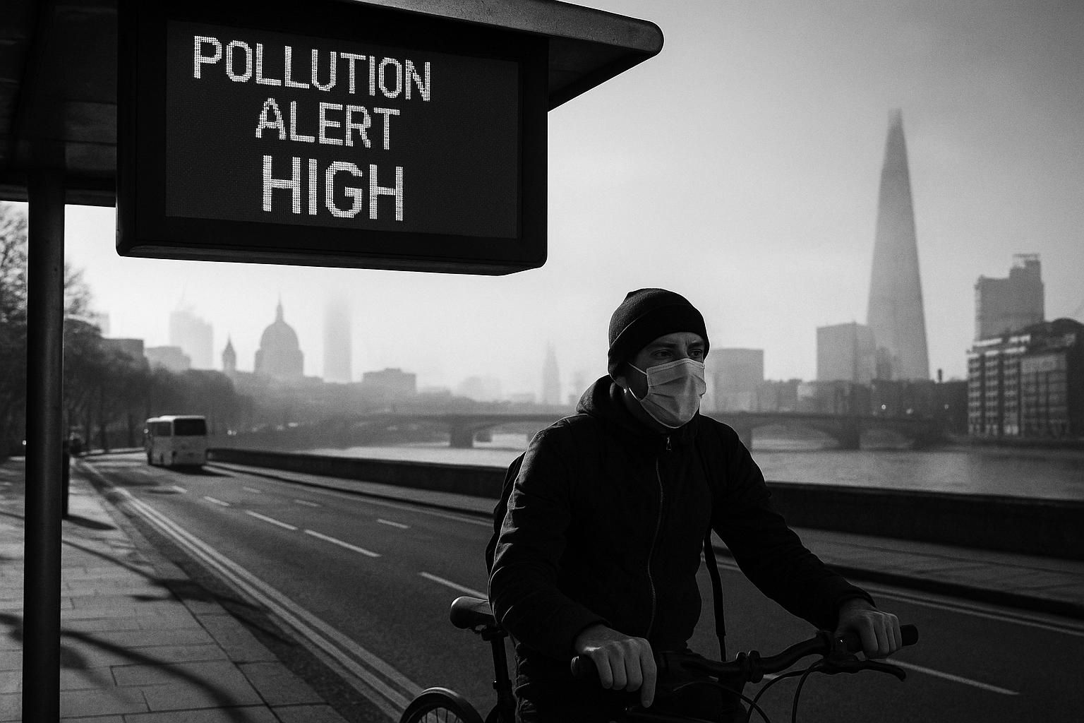 London issues high ozone alert as heat and cross‑channel smog push pollution up