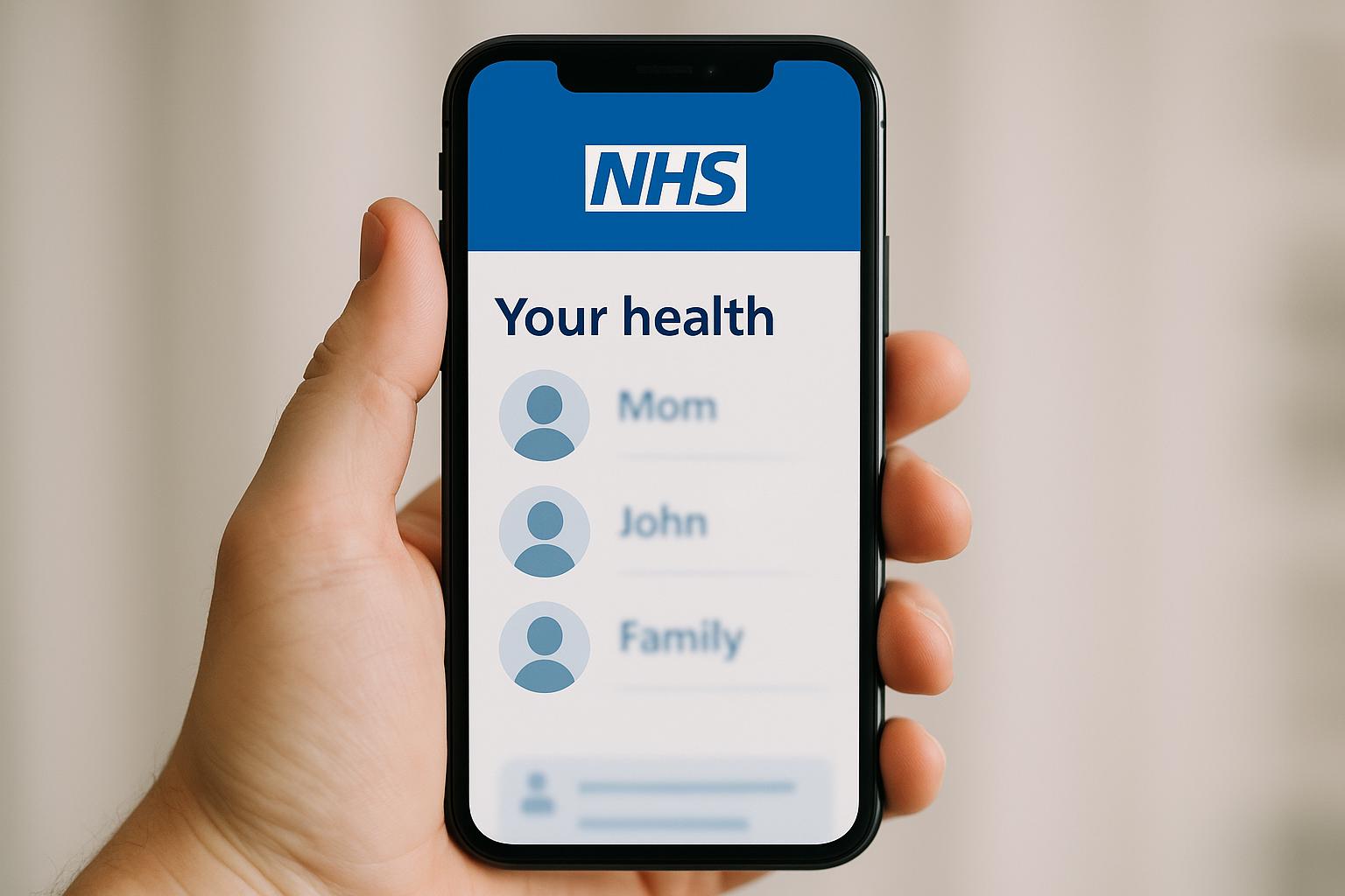 NHS app introduces family profiles to streamline care and reduce admin burdens
