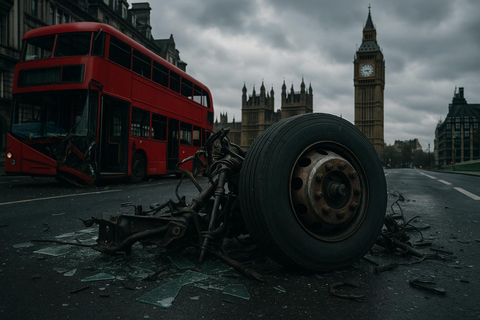 London double-decker bus collision raises safety concerns amid technical issues investigation