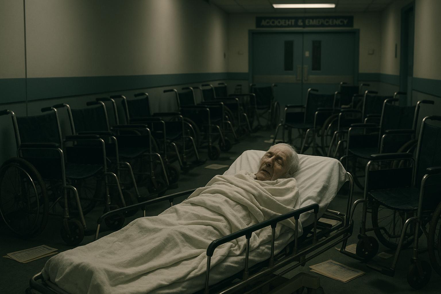 NHS crisis worsens as elderly endure record-breaking A&E waits in corridors