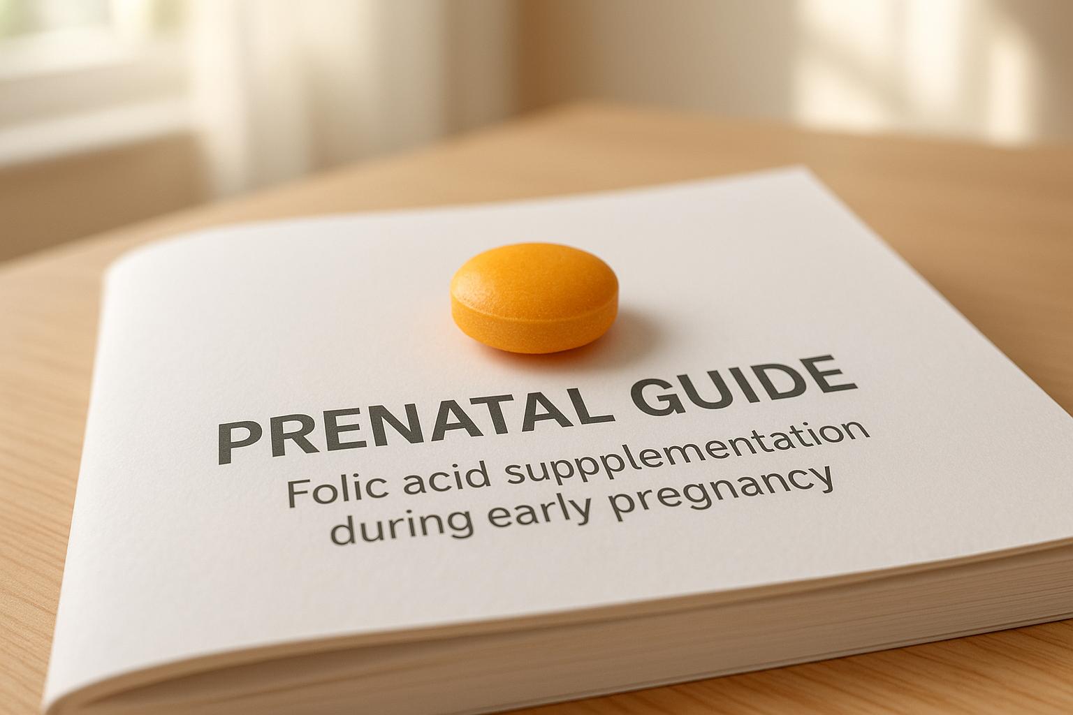 NHS updates guidance on essential folic acid and vitamin D supplementation for pregnant women