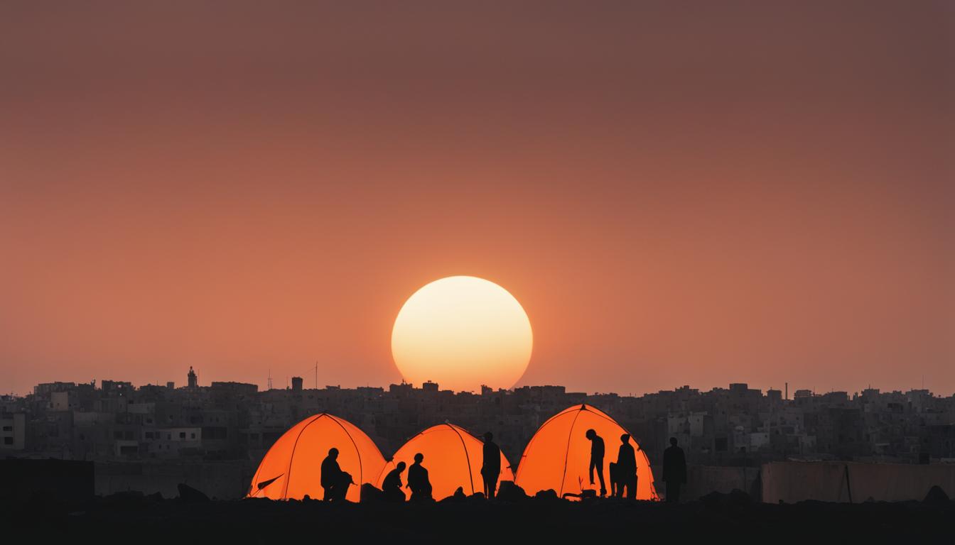 Displaced Palestinians in Gaza Face Challenges Amid Escalating Conflict