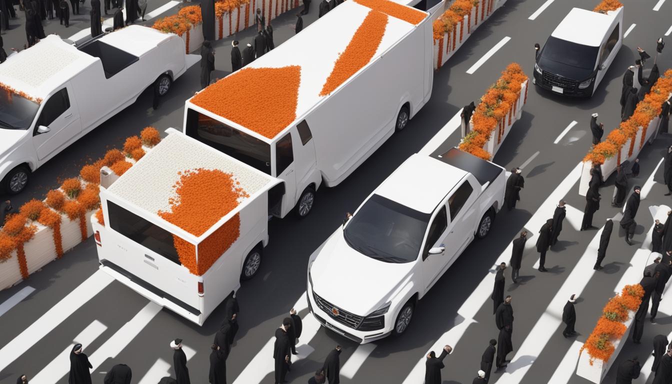 Iranian President Ebrahim Raisi Dies in Helicopter Crash: Funeral Procession Underway