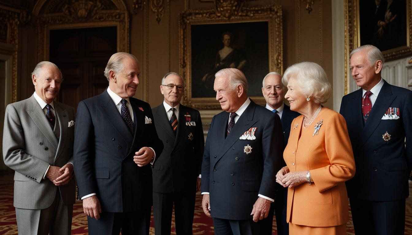 D-Day Veterans Meet King Charles III and Queen Camilla at Buckingham Palace for 80th Anniversary
