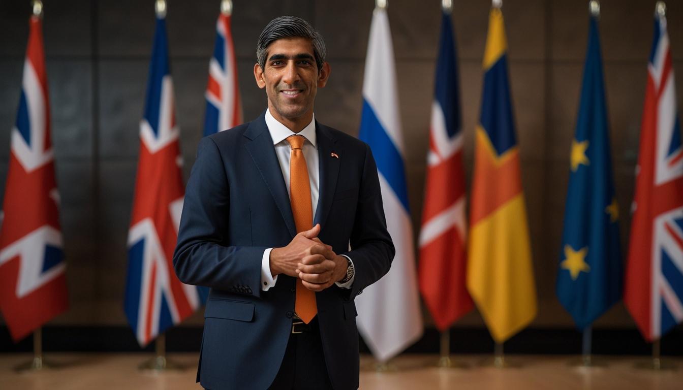 British PM Rishi Sunak Announces £242 Million Aid for Ukraine at G7 Summit