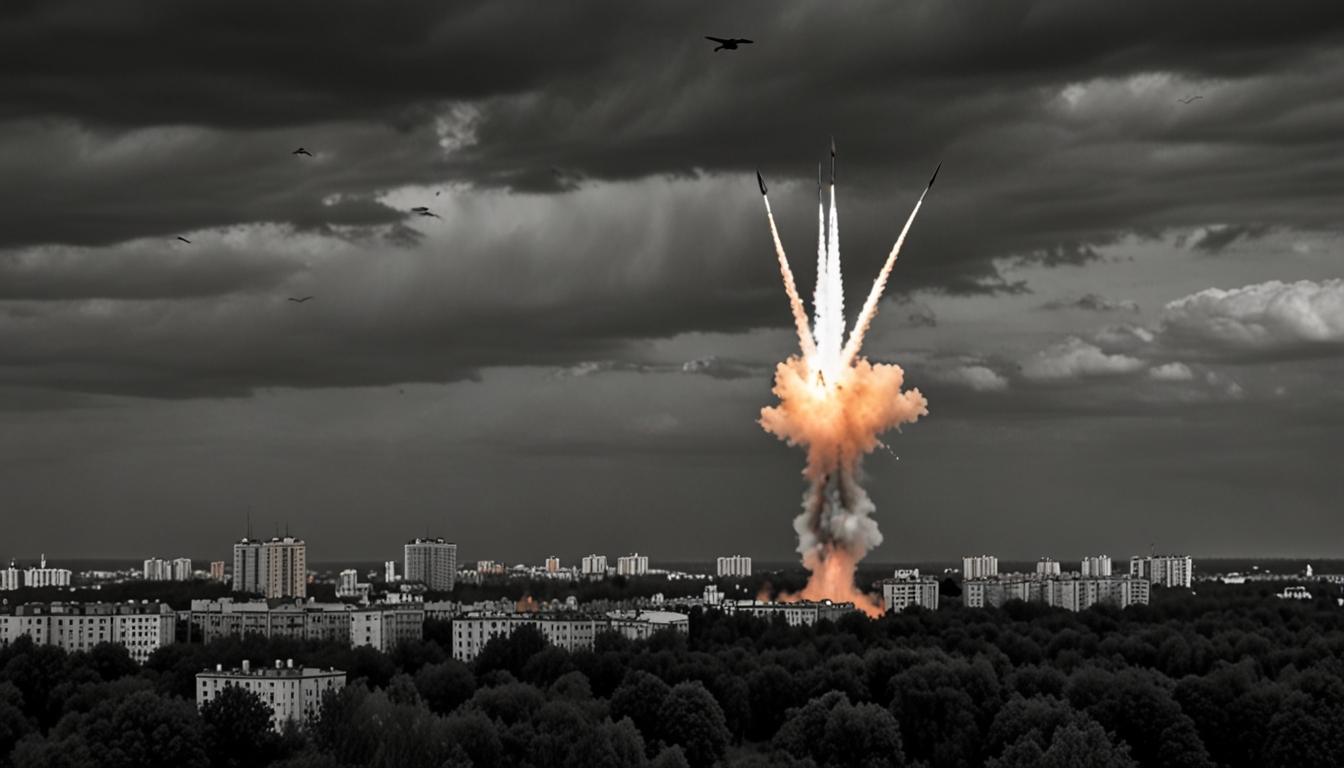 Russian Forces Launch Nighttime Attack on Ukraine, Interception of Air Targets Leads to Civilian Injuries